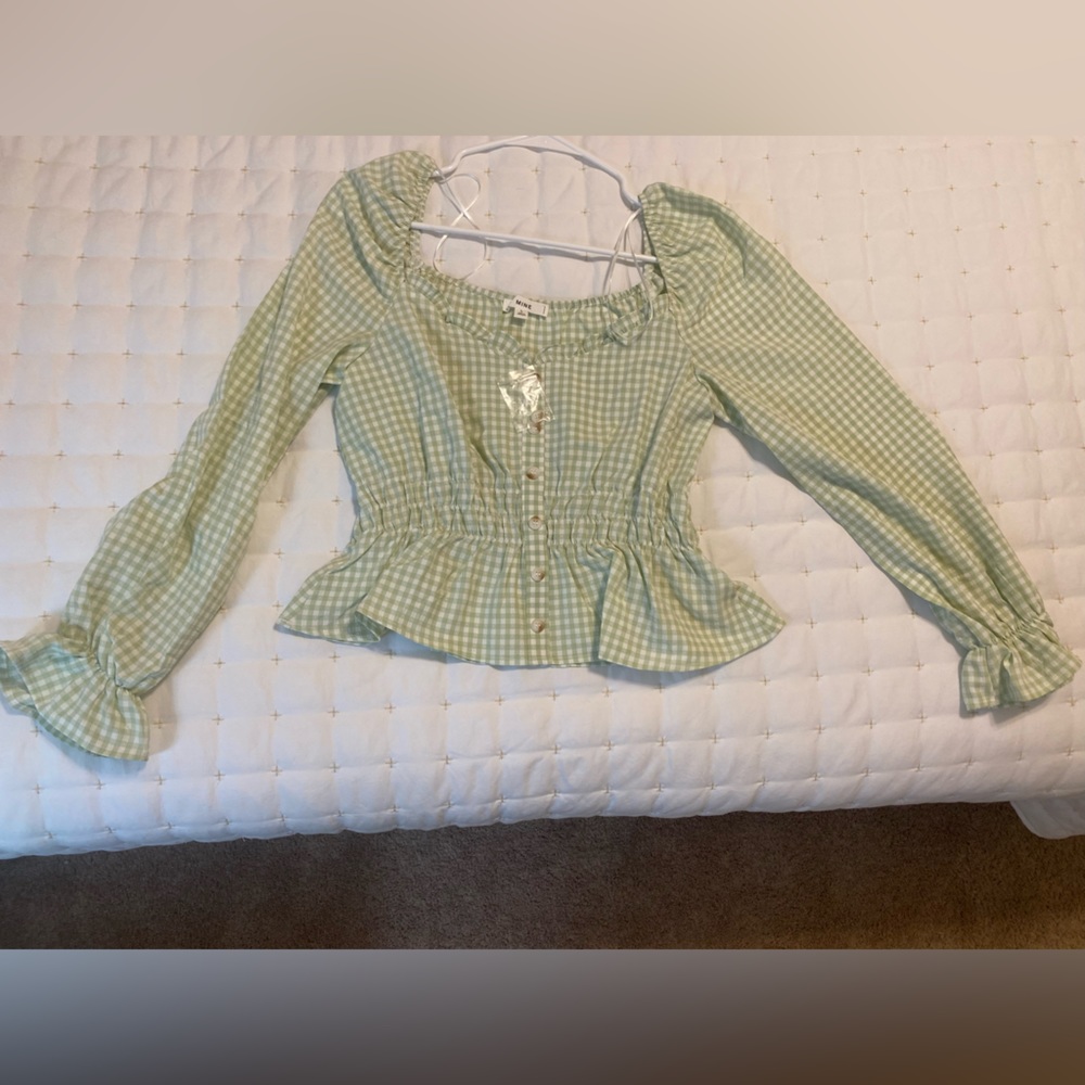 Green check top